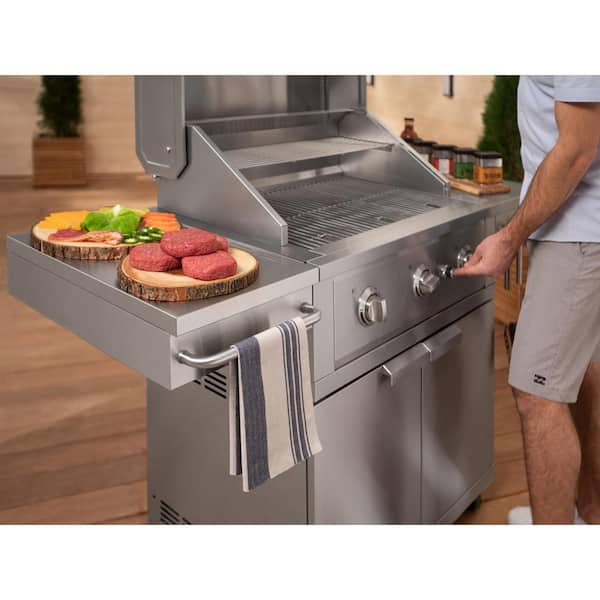 Outdoor Garden Expert Grill 3 Burner Propane Gas Grill &BBQ