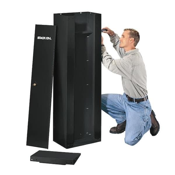 Stack-On GCB-8RTA Steel 8-Gun Ready to Assemble Security Cabinet, Black Stack-On GCB-8RTA Steel 8-Gun Ready to Assemble Security Cabinet, Black