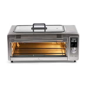 Emeril 1700-Watt 6-slice Silver Convection Toaster Oven with Grill
