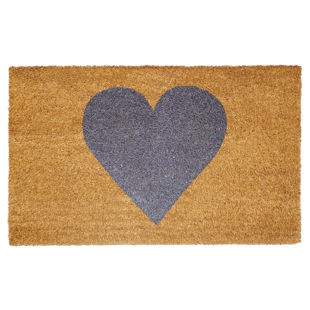 "Gray Heart Doormat, 24"" x 48""" price history on PriceWatchPro
