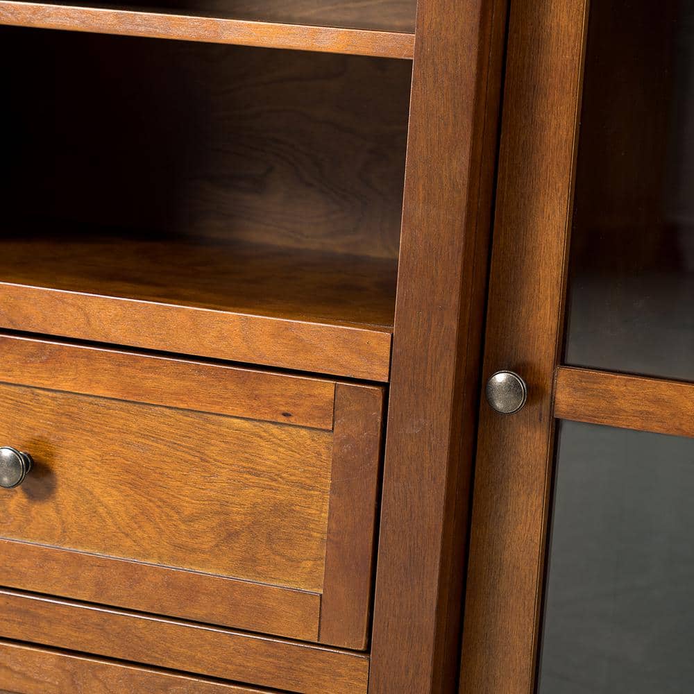 Cedric Acorn TV Stand for TVs up to 65 in. with 2 Drawers - thumbnail 8