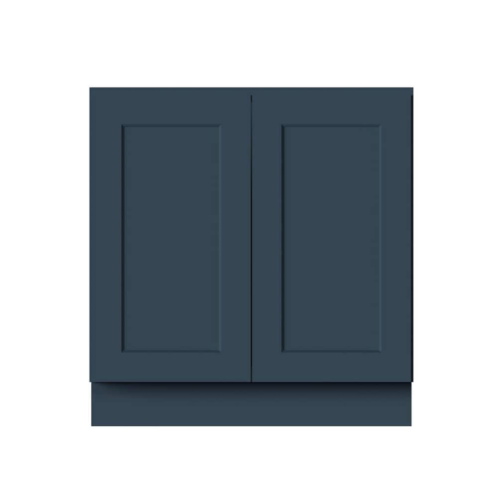 33 in. W x 24 in. D x 34.5 in. H Ready to Assemble Solid Wood Shaker Full Height Door Kitchen Cabinet in Cyber Grey price history on PriceWatchPro