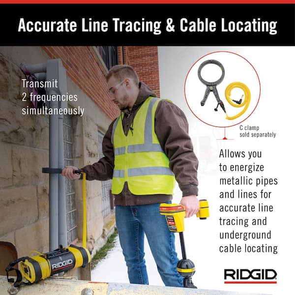 RIDGID SeekTech SR-20 Utility Pipeline Locator/Receiver with