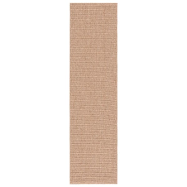Sisal All-Weather Natural 2 ft. x 8 ft. Solid Woven Indoor/Outdoor Runner Rug