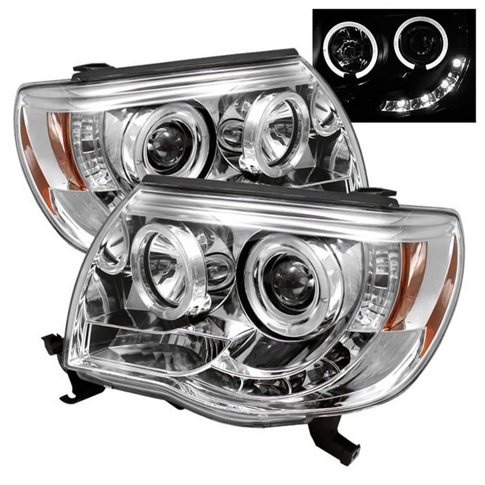 Toyota Tacoma 05-11 Projector Headlights - LED Halo - LED ( Replaceable LEDs ) - Chrome price history on PriceWatchPro