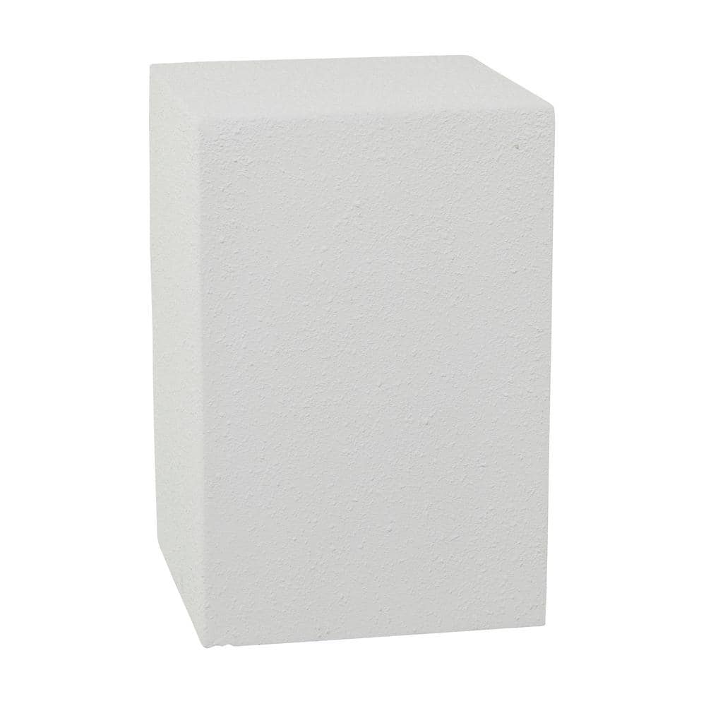 24 in. White MGO Contemporary Outdoor Wood Garden Ottoman price history on PriceWatchPro