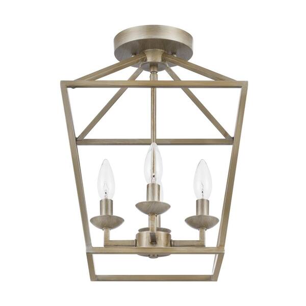 Home Decorators Collection Weyburn 16 5 In 4 Light Antique Silver Leaf Lantern Semi Flush Mount Farmhouse Ceiling C5596 Asl Home Decorators Collection Weyburn 16 5, Weyburn 4 Light Antique Silver Leaf Caged Chandelier