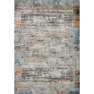 Bianca Ash/Multi 2 ft. 8 in. x 7 ft. 6 in. Contemporary Runner Rug