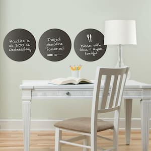 13 in. x 13 in. Charcoal 3-Sheet Dry Erase Dots Decal