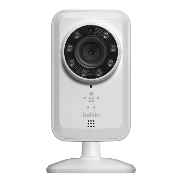 Belkin NetCam Wireless 700 TVL IP Video Surveillance Camera for Tablet and Smartphone with Night Vision and Digital Audio