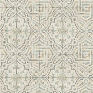 Sonoma Olive Spanish Tile Olive Wallpaper Sample