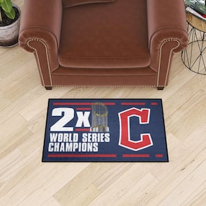 Cleveland Guardians Blue Dynasty 19 in. x 30 in. Starter Mat Accent Rug
