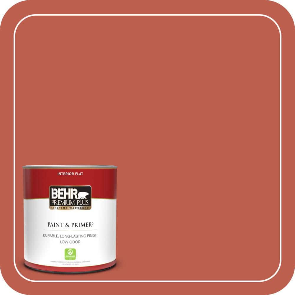 1 qt. #200D-6 Mexican Chile Flat Low Odor Interior Paint & Primer price history on PriceWatchPro