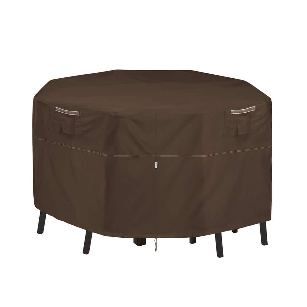 Classic Accessories Madrona Rainproof 66 in. W x 66 in. D x 34 in. H Square Patio Bar Table and