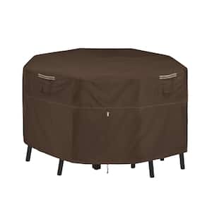 Madrona Rainproof 66 in. W x 66 in. D x 34 in. H Square Patio Bar Table and Chair Cover