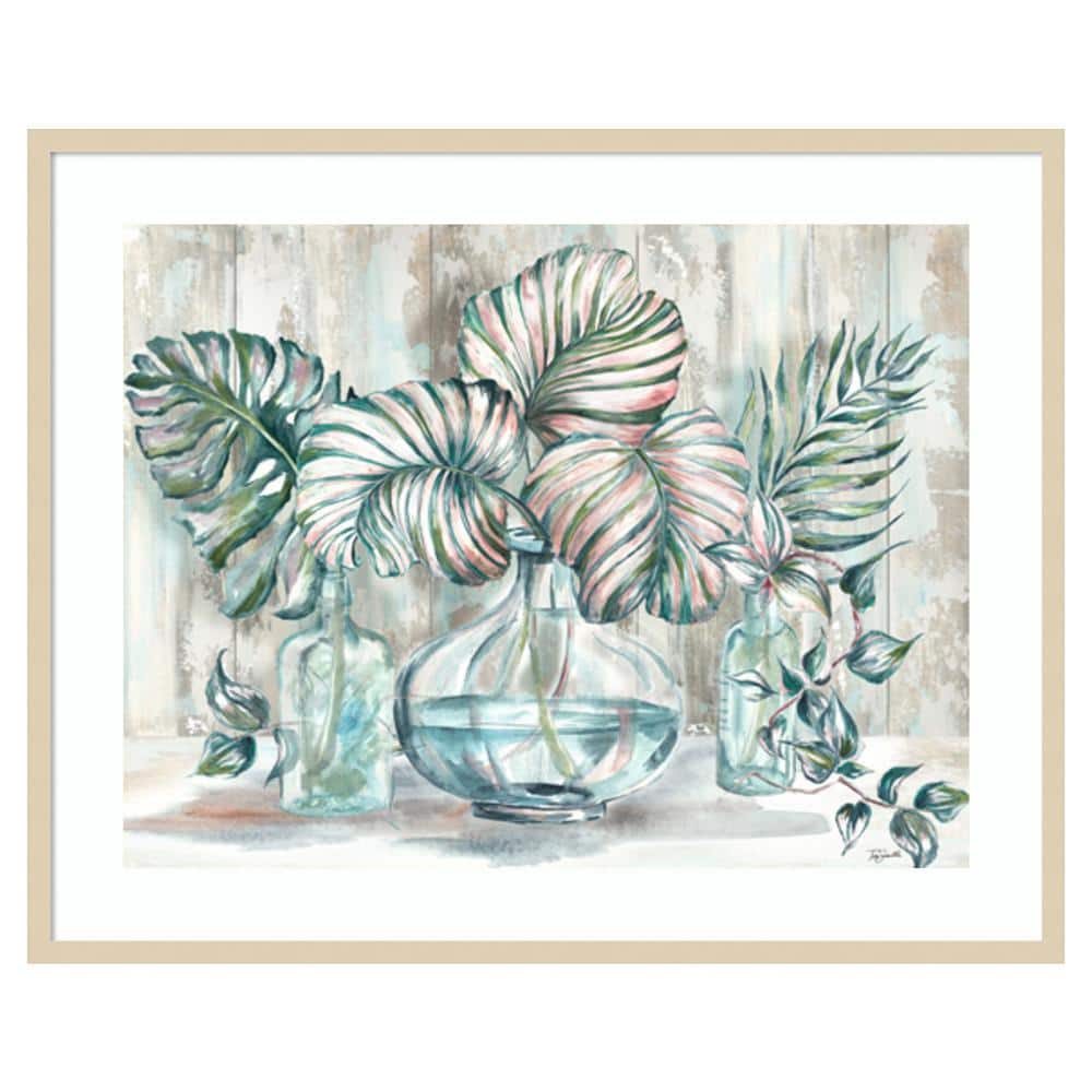 Island Tropics Still Life Framed Watercolor Botanical Print