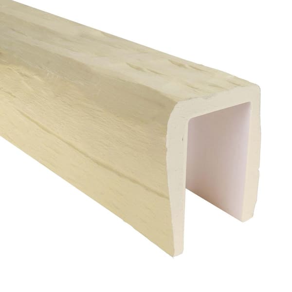 American Pro Decor 9 in. x 9 in. x 15.5 ft. Unfinished Vintage Faux Wood Beam