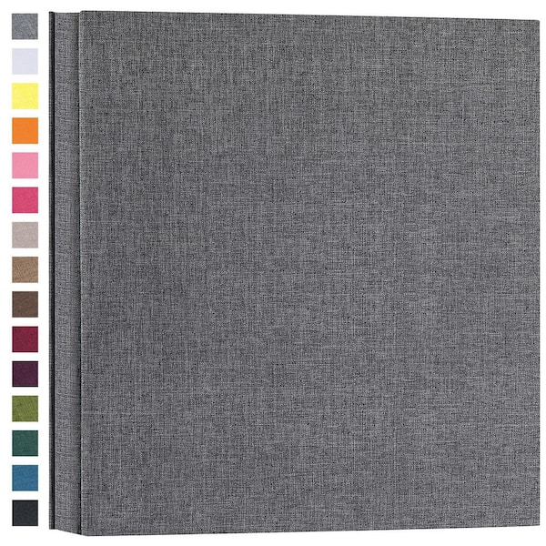Photo Album Series in Gray Color Family for 4x6 Photos, Large Capacity Linen Cover, 600 Pocket Photo Album