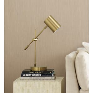 Beige Natural Nuvola Weave Abstract Vinyl Non-Pasted Wallpaper Roll