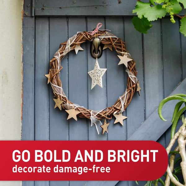 Forever Classic Large Metal Hooks, Oil Rubbed Bronze, Damage Free Decorating, 1 Hook