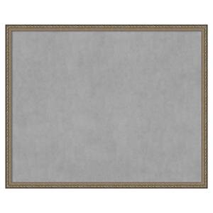 Parisian Silver 42 in. x 34 in. Framed Magnetic Board