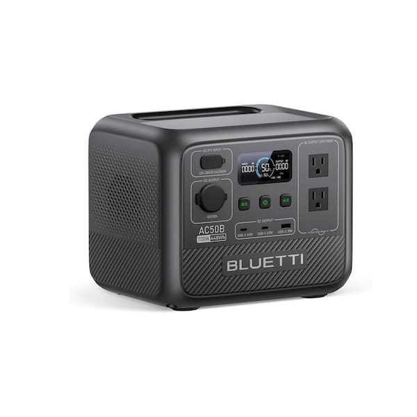 BLUETTI AC50B ポータブル電源 700W BLUETTI 700W Continuous/1000-Watt Peak Output Power Station AC50B