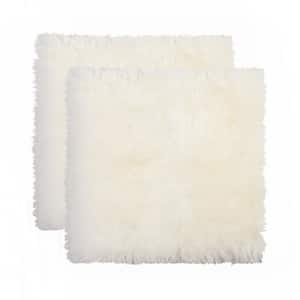 New Zealand Natural Sheepskin Chair Seat Cover (Set of 2)
