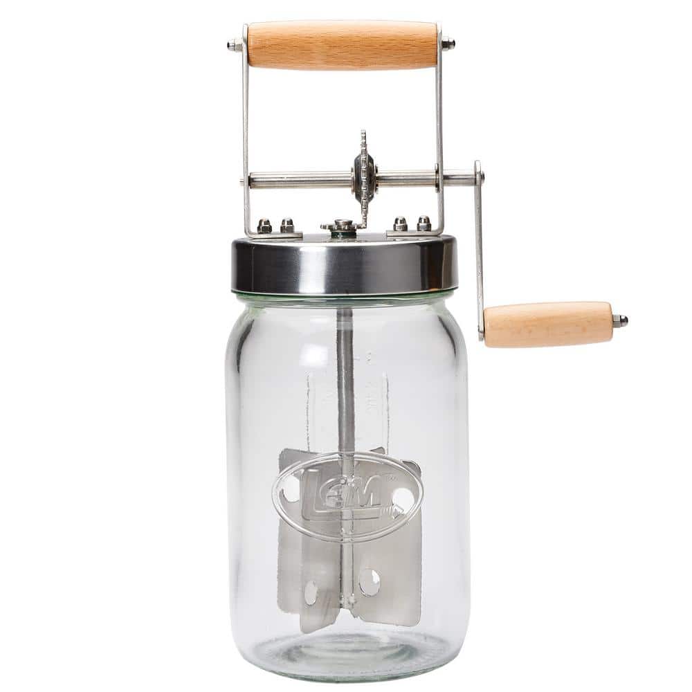 Lehman's Replacement Square Glass Butter Churn Jar Only 4 Quart, Size: One Size