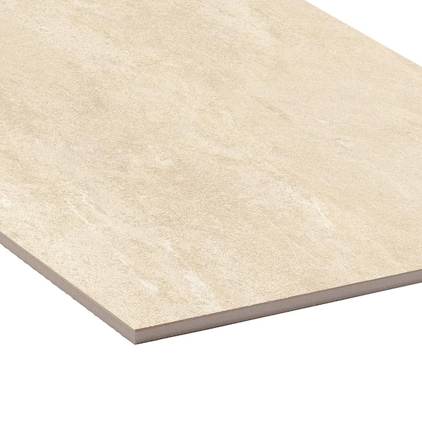 Corso Italia Slate White 24 in. x 24 in. x 0.75 in. Stone Look Porcelain Paver (Case of 2)