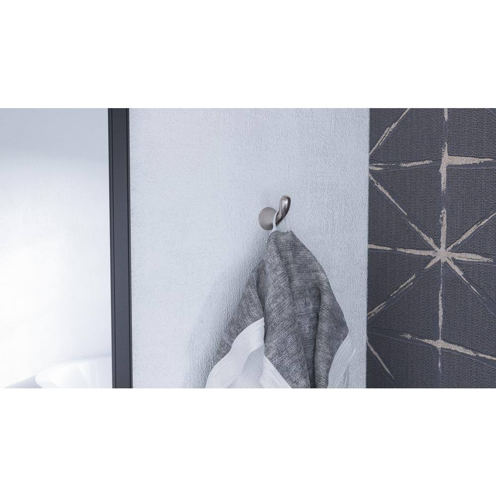 Brushed Nickel Zinc Bathroom Robe Hook