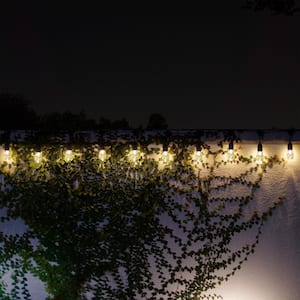 93 in. Long 10 Edison Bulb String Lights with Timer