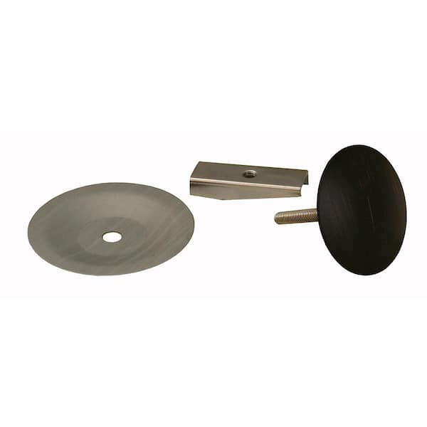 JONES STEPHENS 1-3/4 in. O.D. x 2-1/4 in. Length Brass Kitchen Sink Hole Cover with Wingnut in Old World Bronze