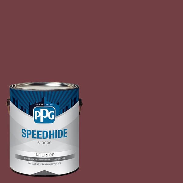 1 gal. PPG13-04 Merlot Satin Interior Paint