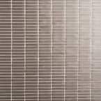 Ivy Hill Tile Tara Brown 11.61 in. x 11.73 in. Stacked Glass Mosaic ...