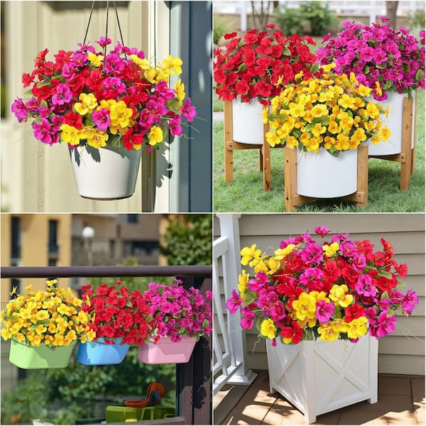 0.1 in. Artificial Mixed Color UV Resistant Indoor Outdoor