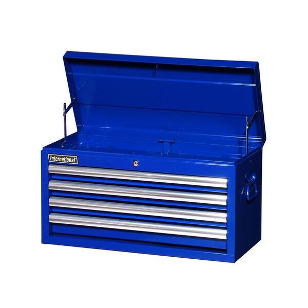 Unbranded Tech Series 27 in. 4-Drawer Top Chest, Blue