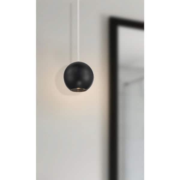 Itty 4-Watt 1-Light Black Statement Integrated LED Mini Pendant Light