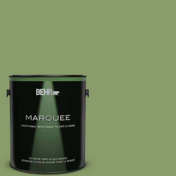 BEHR MARQUEE 1 gal. #M370-5 Agave Plant Semi-Gloss Enamel Exterior Paint & Primer