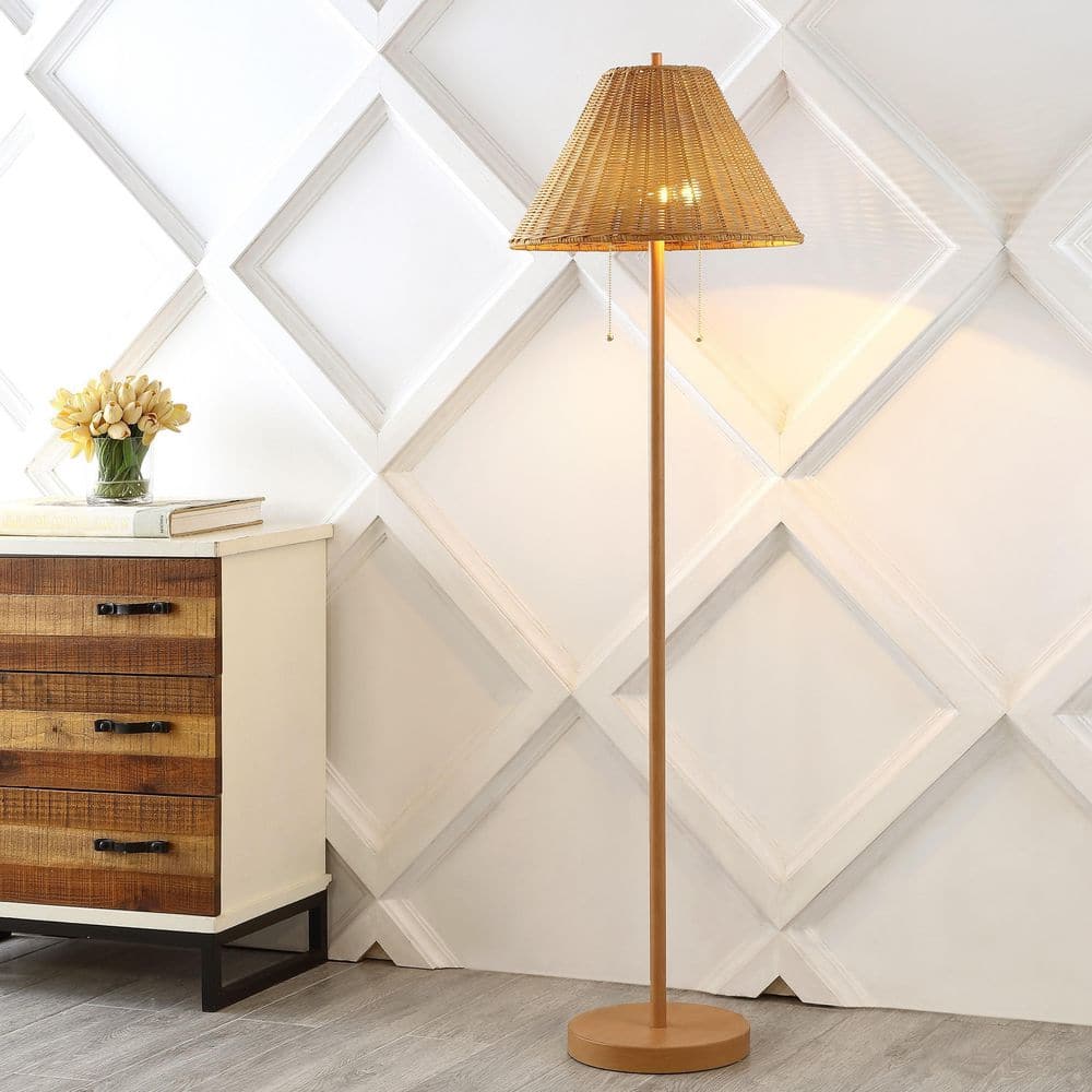 Luxury Nordic Cloth Shade Loft LED Floor Lamps Standing Lights