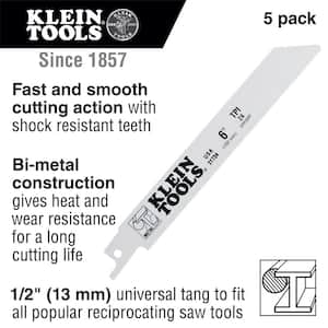 Reciprocating Saw Blades, 14 TPI, 9-Inch, 5-Pack