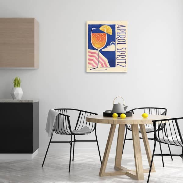 Stupell Industries Retro Aperol Spritz by Janelle Penner Unframed