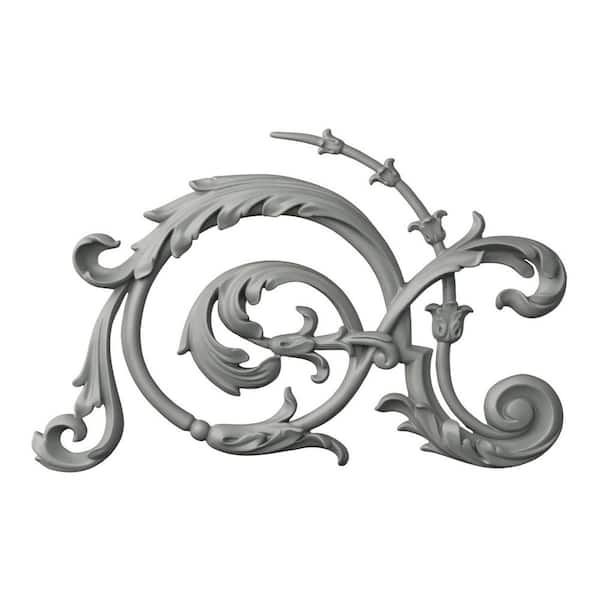 Ekena Millwork 1.13 in. x 11 in. x 16 in. Polyurethane Applique & Onlay Moulding