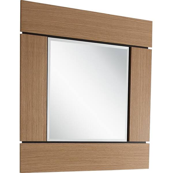 Camden Isle Barnes 35.4 in. H x 35.4 in. W Casual Square Framed Classic Accent Mirror