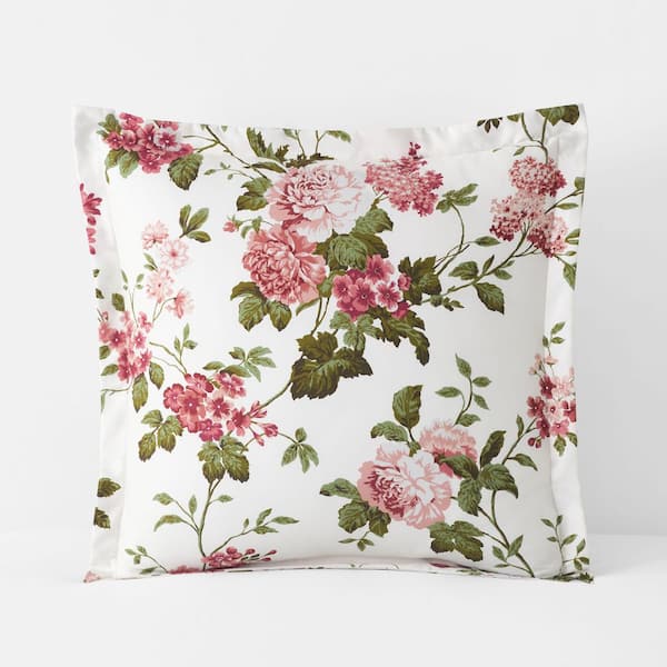 Legends Hotel Victorian Bloom Wrinkle-Free Ivory Multi Sateen Sham