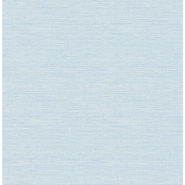 Chesapeake Agave Sky Blue Faux Grasscloth Paper Strippable Roll (Covers 56.4 sq. ft.)