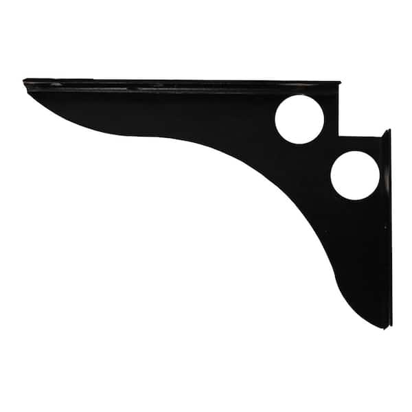 FASTCAP Speed Brace 12 in. Black Heavy-Duty Shelf Bracket