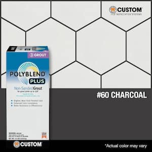 Polyblend Plus #60 Charcoal 10 lb. Unsanded Grout
