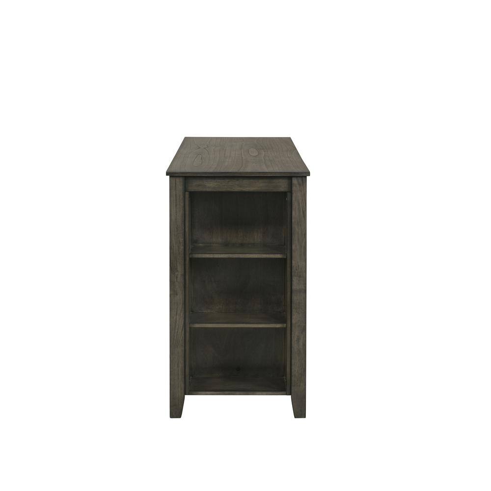 Churon Brown Solid Wood Bar Table with 2 Stools