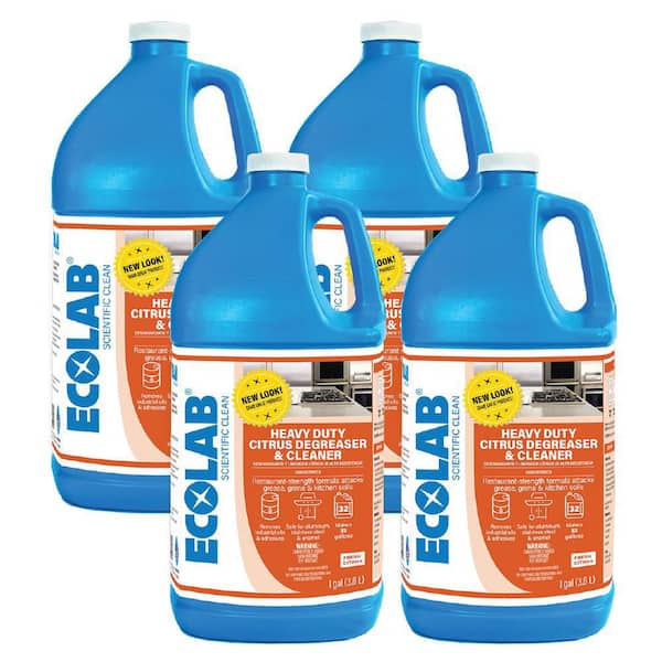 1 Gal. Heavy Duty Citrus Degreaser Concentrate Cleaner, Attacks Grease and Grime (4-Pack)