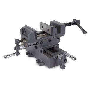 3.25 in. Compound Cross Slide Industrial Strength Benchtop and Drill Press Vise
